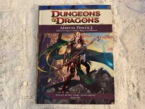 DUNGEONS AND DRAGONS MARTIAL POWER 2 HARDCOVER BOOK - Imagen 1 de 2