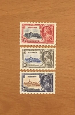 Stamps British Colonies Barbados SG241 to SG243 mint set of 1935, see details - Image 1 of 3