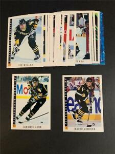 1993/94 Score Pittsburgh Penguins Team Set 27 Cards
