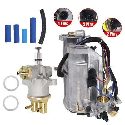 For Ford E350 V8 7.3L Fuel Filter Housing & Fuel Pump & Washers Hoses Line Kit Foto 1 de 4