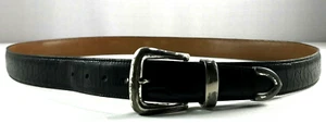 Mens Trafalgar Okeechobee Belt Black Croc Print Size 38 / 95 - Picture 1 of 9