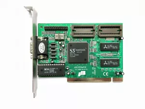 Unitech AS3T64V2 S3 Trio64 V2/DX 1Mb PCI Video Graphics Card - Picture 1 of 3