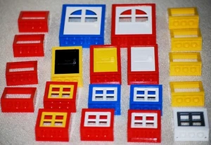 Lego®  Türen und Fenster in verschiedenen Größen 20 Teile - Bild 1 von 3