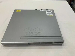 Cisco Catalyst WS-C3850-24P-S Switch 24 Port Gigabit PoE+ 715W - Picture 1 of 4