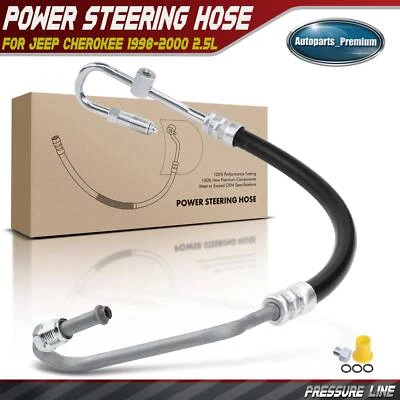 Conjunto de manguera de línea de presión de dirección asistida para Jeep Cherokee 1998 1999 2000 2,5 L Foto 1 de 4