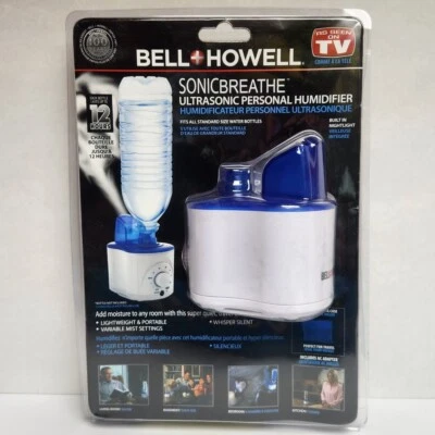 Sonic Breathe Water Bottle Humidifier Bell + Howell Personal Humidifier - Image 1 of 4