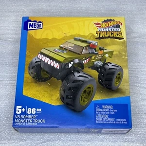 Mega Construx Hot Wheels V8 Bomber Monster Truck Building Set, NEW SEALED - Picture 1 of 5