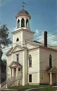 Postcard Maine Norway First Universalist Church Oxford County Unused 1950s - Picture 1 of 1