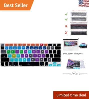 Protective Silicone Keyboard Cover with Ableton Shortcuts for MacBook & iMac - Image 1 of 4