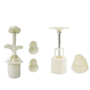 Pineapples/Flower Shape Dessert Stamp Hand Pressure Baking Accessories - Picture 1 of 14
