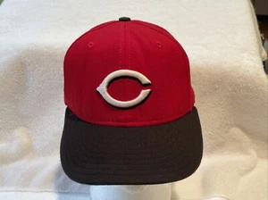 SWEET 1990's Cincinnati Reds New Era 59Fifty Sz 7 New Era Fitted Red&Black Hat!! - Picture 1 of 6