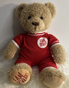 Build a Bear 2019 exclusivo oso de peluche de 17" I am Loved peluche rojo - Imagen 1 de 6