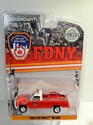 GREENLIGHT EXCL - FIRE DEPARTMENT CITY OF NEW YORK FDNY - 1986 CHEVROLET M1008 - Image 1 of 4