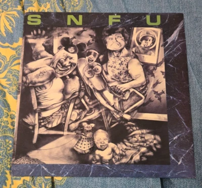 SNFU Better Then A Stick In The Eye original 1988 canadian LP w/lyric insert - Image 1 of 4