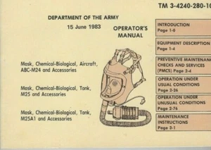Historical Book for Mask, Aircraft, ABC-M24, Tank, M25, Tank M25A1, Operator - Imagen 1 de 1