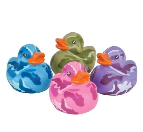 Patos de goma camuflaje de 2" - Surtido de 12 piezas Foto 1 de 1
