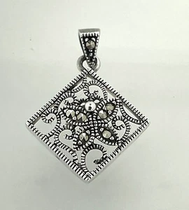 Oxidised Silver Pendant - Picture 1 of 2