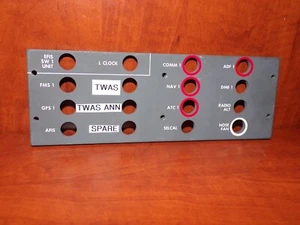 Learjet Circuit Breaker Panel 7608041-005 EL Flexkey Tech - Bild 1 von 3