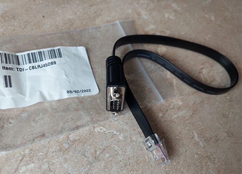 Touch Dynamic Serial Cable Adapter RJ50 10-pin COM Port to DB9 9-Pin Printer - Imagem 1 de 4