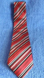 *1700* Men's Neck Tie - Pierre Cardin - 148cm - red black white - Bild 1 von 3