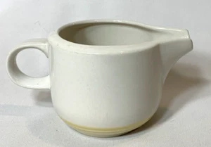 Vintage Melville Creamer Japan Macys The Cellar Yellow Bands Stripes - Picture 1 of 6