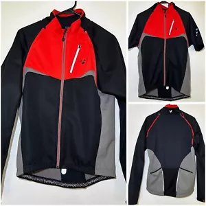 Bontrager RL Convertible Red Windproof Softshell Cycling Jacket Size Medium - Picture 1 of 11