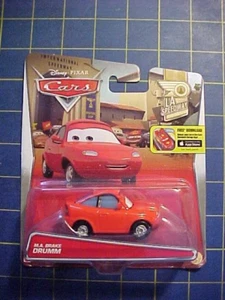DISNEY PIXAR CARS M.A. ¡TAMBOR DE FRENO! LA SPEEDWAY SERIE 5/11 NUEVO EN PAQUETE - Imagen 1 de 3
