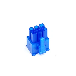 Shakmods 6 pin Female PCI-E GPU Power Connector Socket Blue + 6 Free Female Pins - Picture 1 of 1