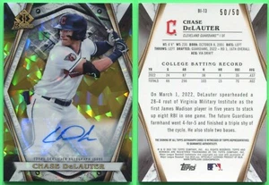 2022 Bowman Draft - Invicta AUTO Gold Atomic - #BI-13 Chase DeLauter RC (50/50) - Bild 1 von 1