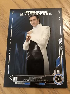 2019 Star Wars Masterwork: Blue parallel base card #58 Master Codebreaker - Picture 1 of 1