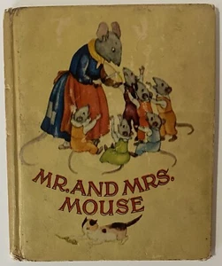 Mr. and Mrs. Mouse by June Head (1943 Hardcover) - Picture 1 of 9
