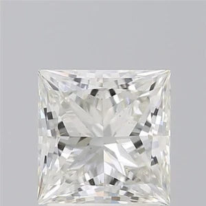Lab Grown 2.04 Ct PRINCESS Cut IGI Certified CVD Diamond H Color VS2 Clarity - Picture 1 of 10