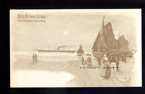 LS3589a - UK Liner - Red Star Line - Zeeland - Artist - H. Cassiers - postcard - Picture 1 of 1