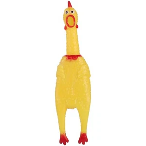 Extra Load Rubber Chicken/Squeeze Dog Toy 32 cm/12.5 inch, Prank Adult or Kids - Picture 1 of 15