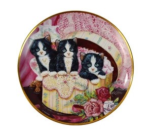 Franklin Mint Hide And Seek Smoking Katze K Duncan G2265 Sammlerteller 8 cm - Bild 1 von 5