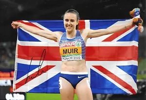Leichtathletik - Laura Muir - handsigniertes A4 Foto - COA - Bild 1 von 1