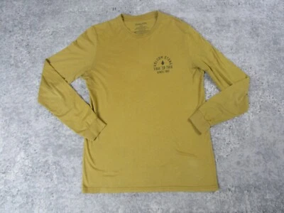 Volcom Stone Shirt Mens Medium Yellow Long Sleeve Logo Spellout Skate Surf* - Image 1 of 4