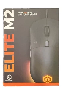 Cyberpower PC Elite M2 RGB Wired Mouse New - Picture 1 of 2