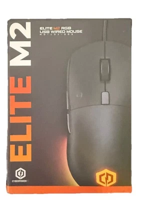 Cyberpower PC Elite M2 RGB Wired Mouse New - Image 1 of 2