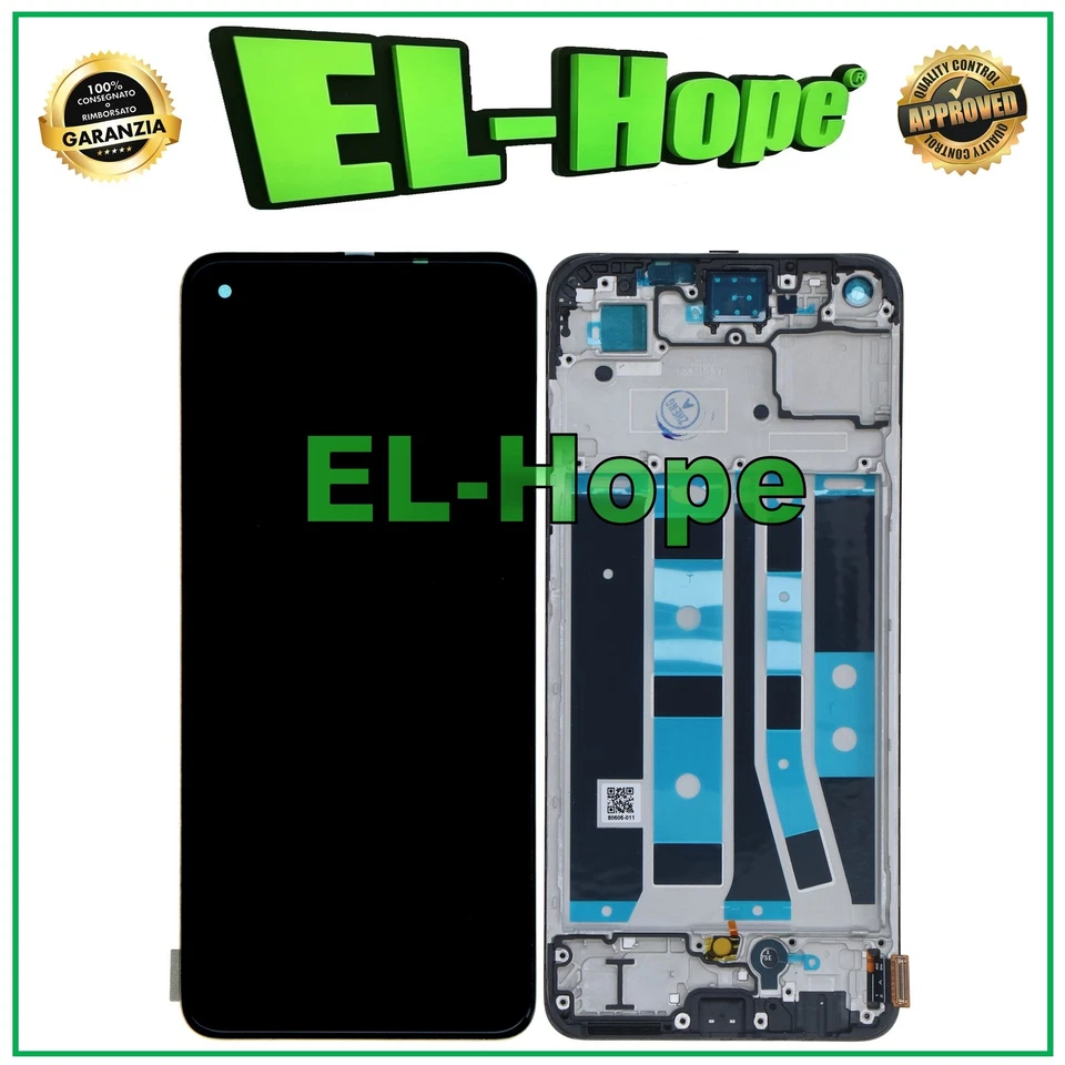 DISPLAY LCD TFT + FRAME PER OPPO A78 4G CPH2565 TOUCH SCREEN VETRO ASSEMBLATO