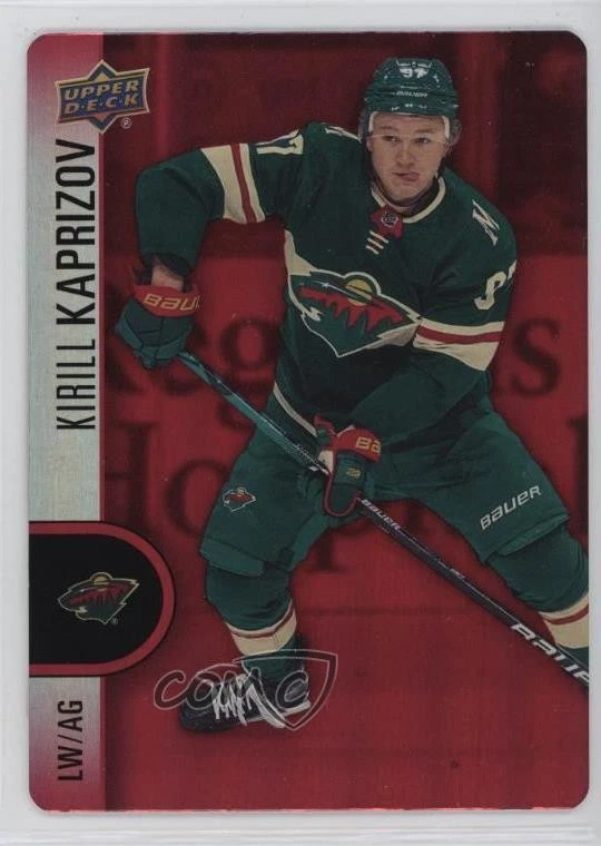 2022-23 Upper Deck Tim Hortons Collector's Series Red Die-Cuts Kirill Kaprizov - Image 1 of 2