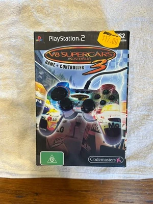 V8 Supercars 3 Game And Controller Pack For Pal Ps2 Brand New Sealed - Image 1 of 4