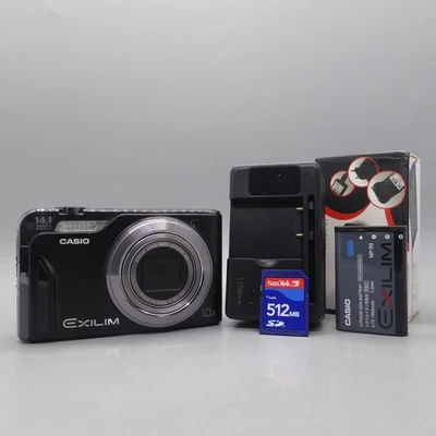 Casio Digital Camera Exilim EX-H15 14.1MP Black Tested Full Working Set *Read* - Image 1 of 4