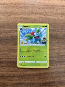 💎Ivysaur - 002/078 - No Holo Poco común - Pokemon Go - LP - Imagen 1 de 2