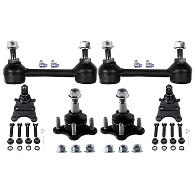 6Pcs Front Upper Lower Ball Joints Sway Bars Part For Chevrolet Colorado 2004-12 Foto 1 de 4