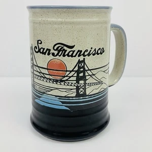 Vintage San Francisco Golden Gate Bridge Coffee Mug Cup MICO 1982 Stoneware - Picture 1 of 11