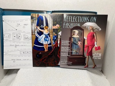 REFLECTIONS ON FASHION Book  + 7 Patterns + Paper Doll + Case Godda BOX SET Lot - Image 1 of 4