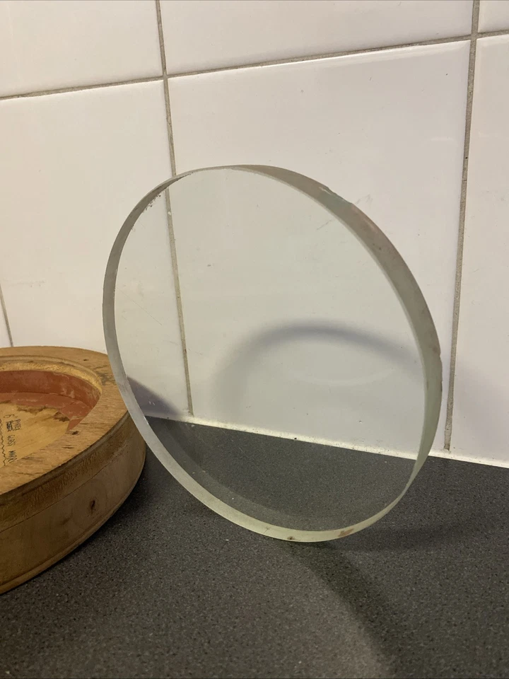 Espejo telescópico Pyrex vintage en blanco - 6”x5/8” o 165 mm aprox. Foto 1 de 4