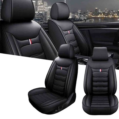 For Cadillac Car Front 2-Seat Covers Protector Cushion Pad Leather Cushion Pad Foto 1 de 4