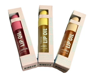 3 PK PEARL WORLD SMILE SHINE TINTED LIP OIL LIPGLOSS - Picture 1 of 3